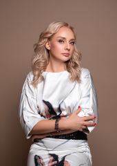 Ольга в платье "Кальдера" от Paulain