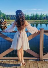 Анна в платье "Анжелика" от Paulain