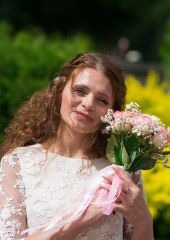 Виктория в костюме Seatle от Promessa.