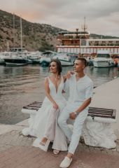 Вера в платье "Марин" от Lady Lusso